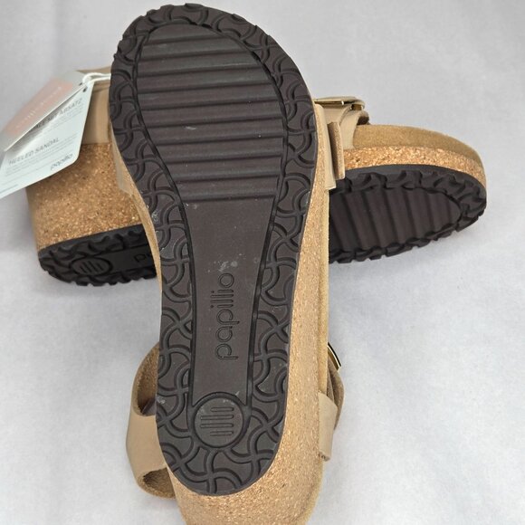 NWT Birkenstock Women's Papillio Soley Sandcastle Wedge Sandals - Picture 5 of 8